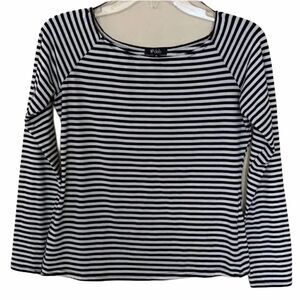 Deb Stripe Scoop neck Top